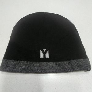 Classic Cut Knit Beanie black with gray